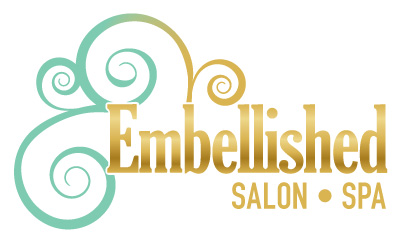 Embellished Salon Logo Design, Gift Certificate, Referral Card & Services Menu