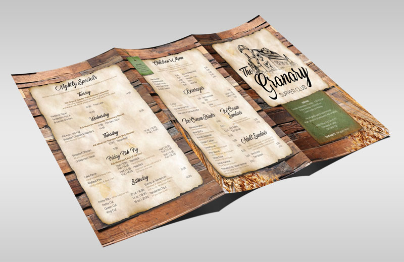 Menu Design