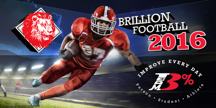 Brillion High School Football Banner