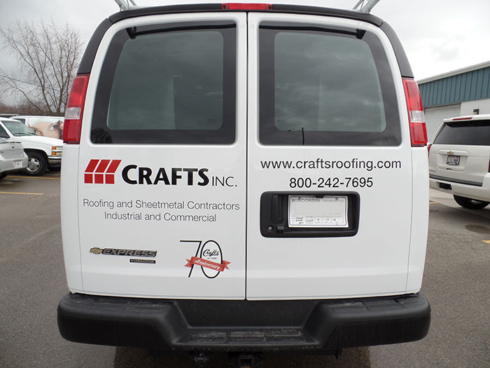 Crafts Van Vinyl Vehicle Lettering