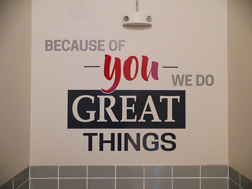 Vinyl Wall Lettering