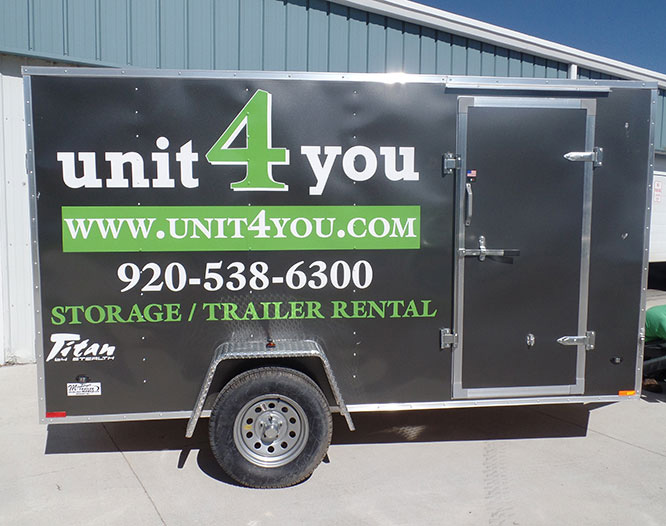 Trailer Vinyl Lettering